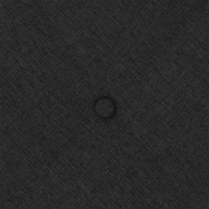 Ryggkudde Svart 200 x 19 x 50 cm tyg