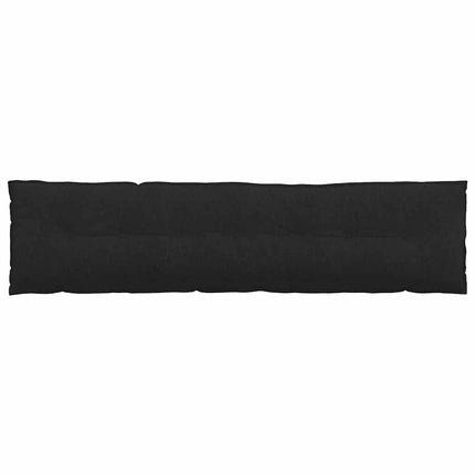 Ryggkudde Svart 200 x 19 x 50 cm tyg