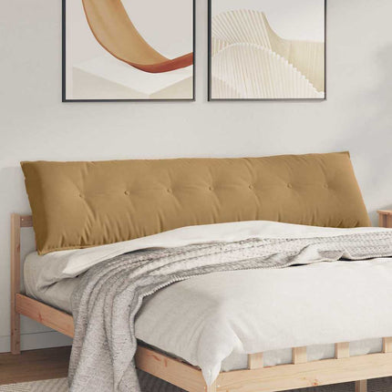 Ryggkudde Brun 200 x 50 cm Kordread tyg