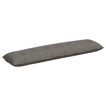 Ryggkudde Ljusgrå 200 x 50 cm Kordread tyg