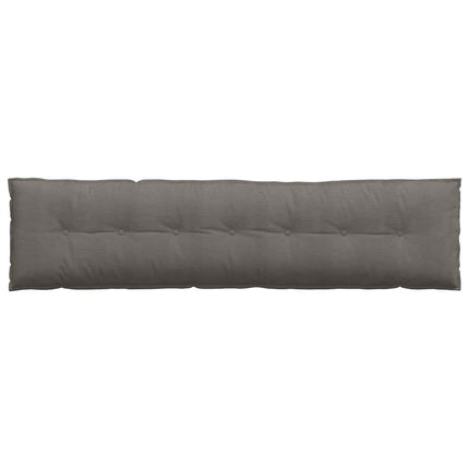 Ryggkudde Ljusgrå 200 x 50 cm Kordread tyg