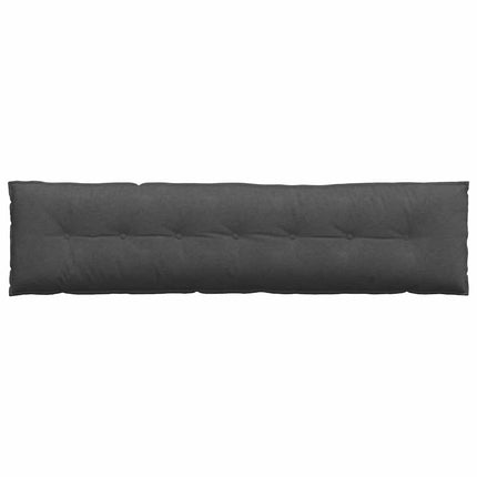 Ryggkudde Mörkgrå 200 x 50 cm Kordread tyg