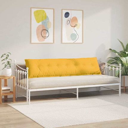 Ryggkudde Ljusgul 200 x 50 cm Kordread tyg