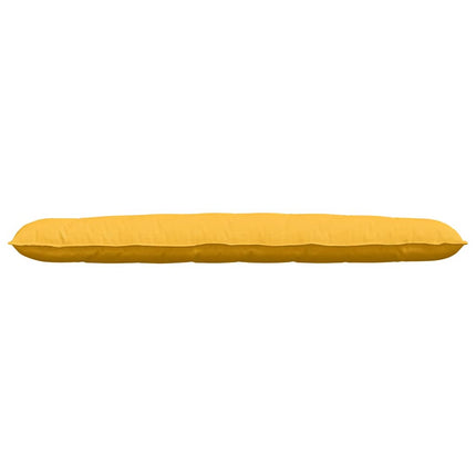 Ryggkudde Ljusgul 200 x 50 cm Kordread tyg