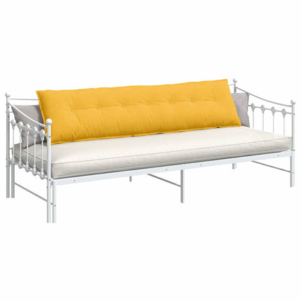Ryggkudde Ljusgul 200 x 50 cm Kordread tyg