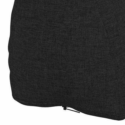 Ryggkudde Svart 45 x 20 x 35 cm tyg