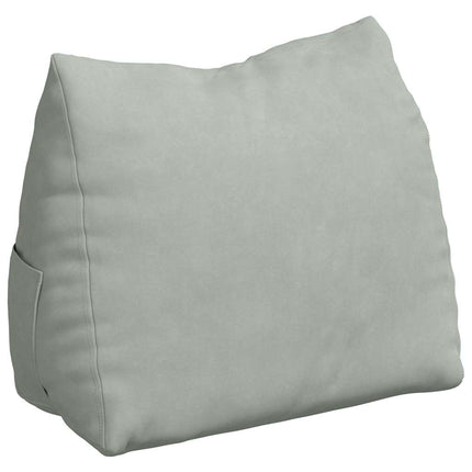 Ryggkudde Ljusgrå 45 x 20 x 35 cm Kordread tyg