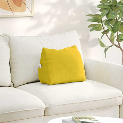 Ryggkudde Gul 45 x 20 x 35 cm Kordread tyg
