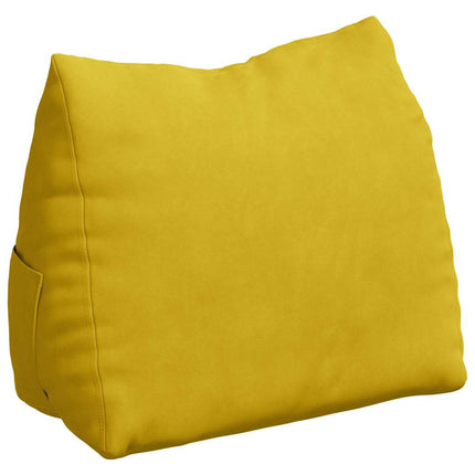 Ryggkudde Gul 45 x 20 x 35 cm Kordread tyg