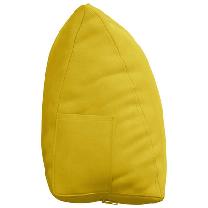 Ryggkudde Gul 45 x 20 x 35 cm Kordread tyg