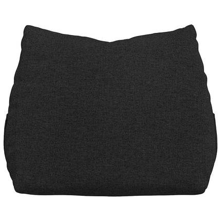 Ryggkudde Svart 60 x 20 x 50 cm tyg
