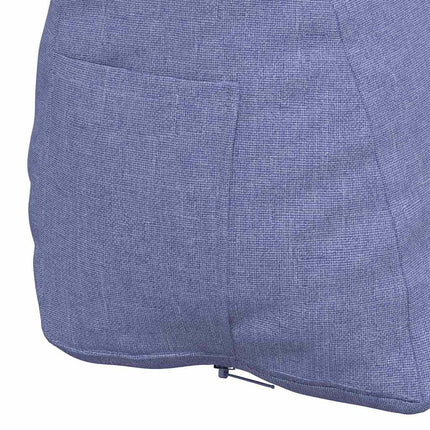 Ryggkudde Jeansblå 60 x 20 x 50 cm tyg