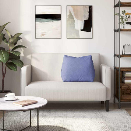 Ryggkudde Jeansblå 60 x 20 x 50 cm tyg
