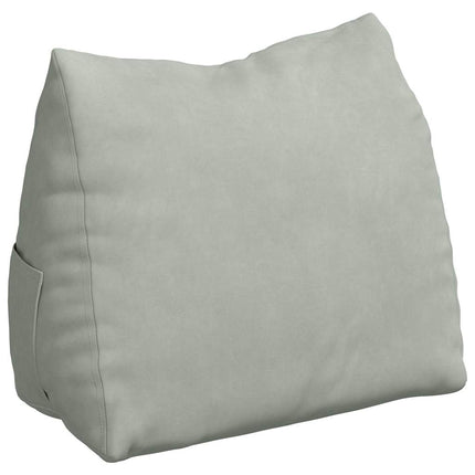 Ryggkudde Ljusgrå 60 x 20 x 50 cm Kordread tyg