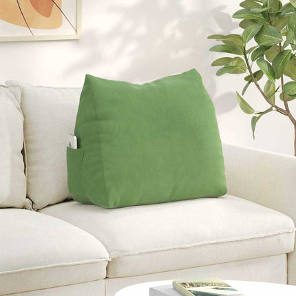 Ryggkudde Ljusgrön 60 x 20 x 50 cm Kordread tyg