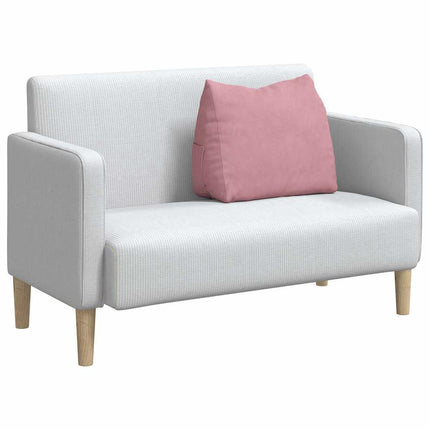 Ryggkudde Rosa 60 x 20 x 50 cm Kordread tyg