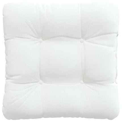 Sittkuddar 4 pcs Vit 40 x 40 x 12 cm tyg