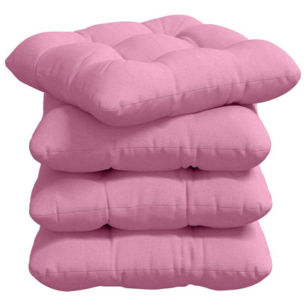 Sittkuddar 4 pcs Rosa 40 x 40 x 12 cm tyg