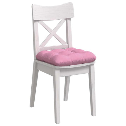 Sittkuddar 4 st Tyg Rosa 40 x 40 x 12 cm