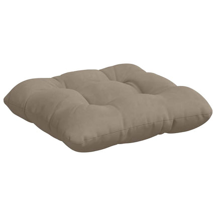 Sittkuddar 4 st Mikrofiber Tyg Taupe 40 x 40 cm