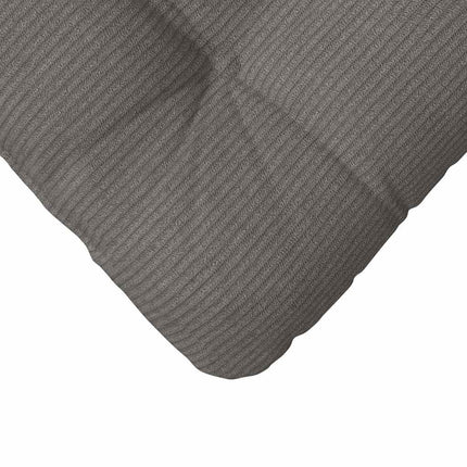 Sittkuddar 4 pcs Ljusgrå 40 x 40 cm Kordread tyg