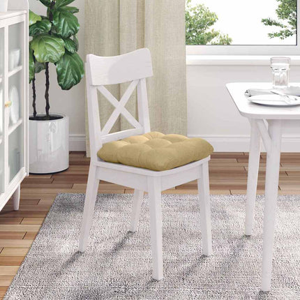 Sittkuddar 4 pcs Grågrön 40 x 40 cm Kordread tyg