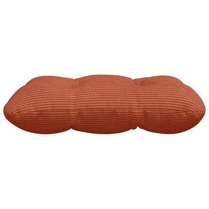 Sittkuddar 4 pcs Röd orange 40 x 40 cm Kordread tyg