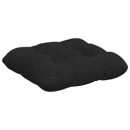 Sittkuddar 4 pcs Svart 45 x 45 x 12 cm tyg