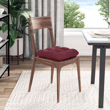 Sittkuddar 4 pcs Vinröd 45 x 45 x 12 cm tyg