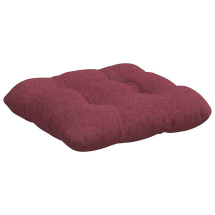 Sittkuddar 4 pcs Vinröd 45 x 45 x 12 cm tyg