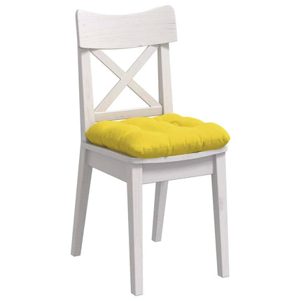 Sittkuddar 4 pcs Ljusgul 45 x 45 x 12 cm tyg