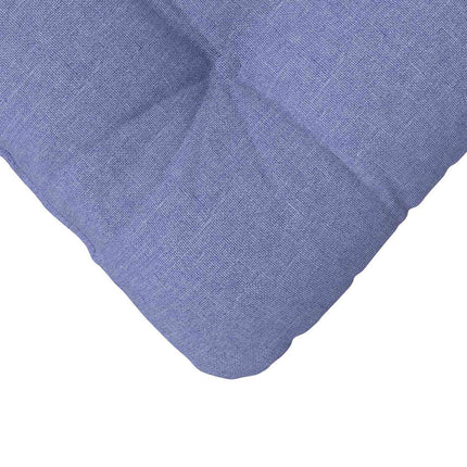Sittkuddar 4 pcs Jeansblå 45 x 45 x 12 cm tyg