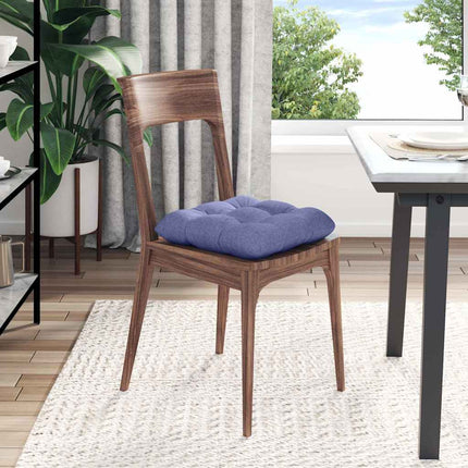 Sittkuddar 4 pcs Jeansblå 45 x 45 x 12 cm tyg