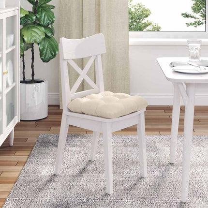 Sittkuddar 4 pcs Beige 45 x 45 cm Mikrofiber Tyg