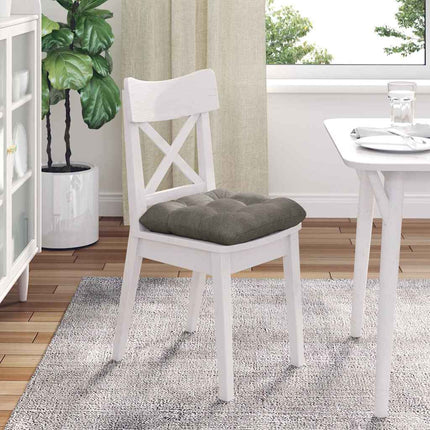 Sittkuddar 4 pcs Ljusgrå 45 x 45 cm Kordread tyg