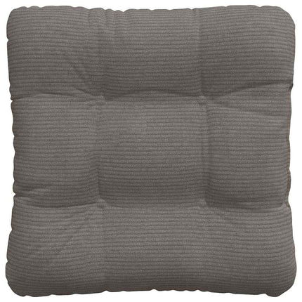 Sittkuddar 4 pcs Ljusgrå 45 x 45 cm Kordread tyg