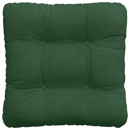 Sittkuddar 4 pcs Mörkgrön 45 x 45 cm Kordread tyg