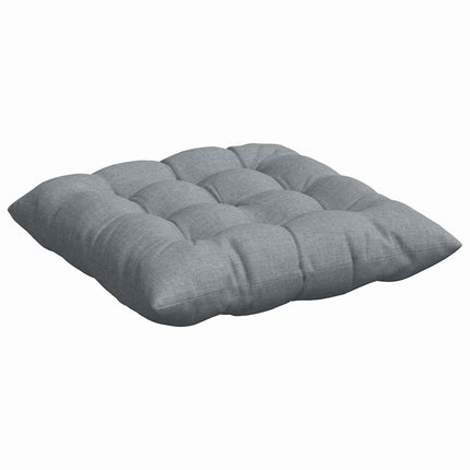Sittkuddar 4 pcs Ljusgrå 40 x 40 x 6 cm tyg