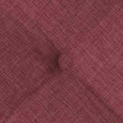 Sittkuddar 4 pcs Vinröd 40 x 40 x 6 cm tyg