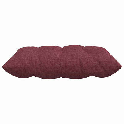 Sittkuddar 4 pcs Vinröd 40 x 40 x 6 cm tyg