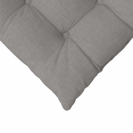 Sittkuddar 4 pcs Taupe 40 x 40 x 6 cm tyg