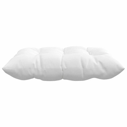 Sittkuddar 4 pcs Vit 40 x 40 x 6 cm tyg