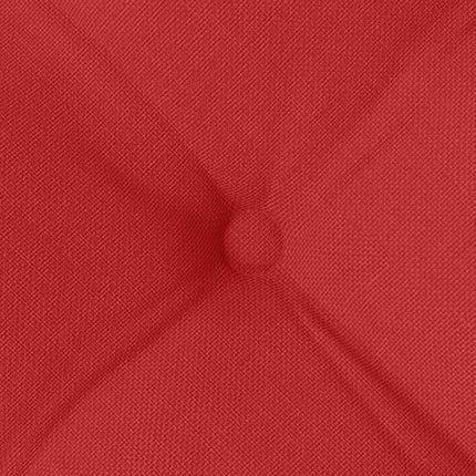 Sittkuddar 4 pcs Röd 40 x 40 x 6 cm tyg