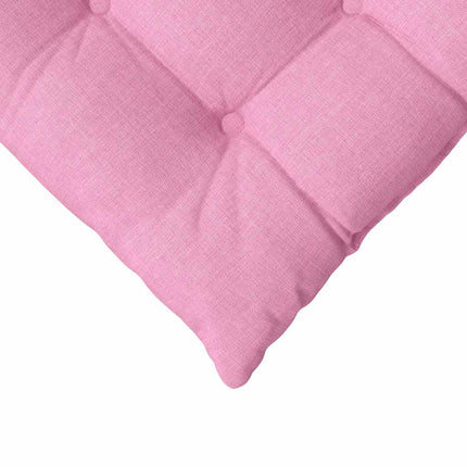 Sittkuddar 4 pcs Rosa 40 x 40 x 6 cm tyg