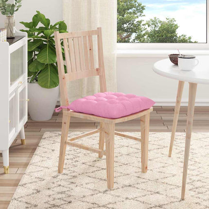 Sittkuddar 4 pcs Rosa 40 x 40 x 6 cm tyg
