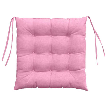 Sittkuddar 4 pcs Rosa 40 x 40 x 6 cm tyg