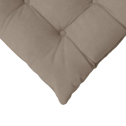 Sittkuddar 4 pcs Taupe 40 x 40 x 6 cm Mikrofiber