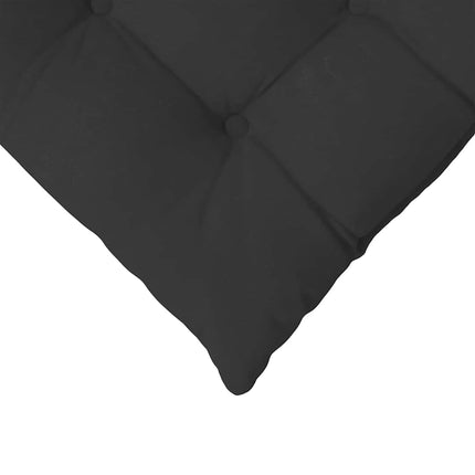 Sittkuddar 4 pcs Svart 40 x 40 x 6 cm Mikrofiber