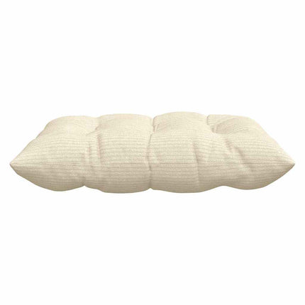 Sittkuddar 4 pcs Kräm 40 x 40 x 6 cm Kordread tyg