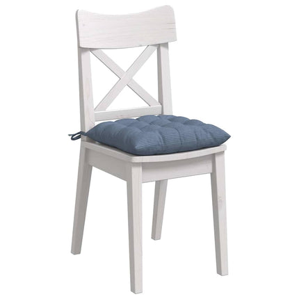 Sittkuddar 4 pcs Blå 40 x 40 x 6 cm Kordread tyg